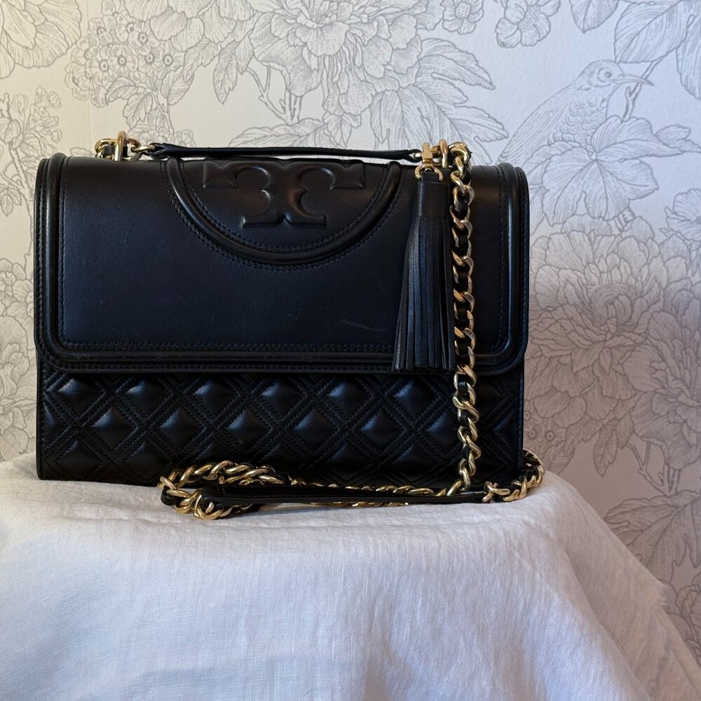 Tory Burch Fleming Convertible Shoulder Bag | Women’s | Black | OS